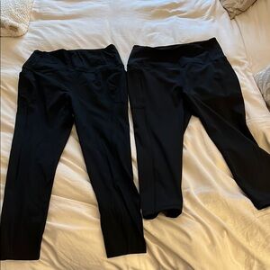 Women's Black leggings - 2 pairs for one price